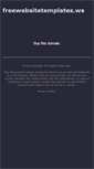 Mobile Screenshot of freewebsitetemplates.ws
